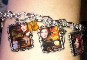 Book Charm bracelet on Kristi (2)