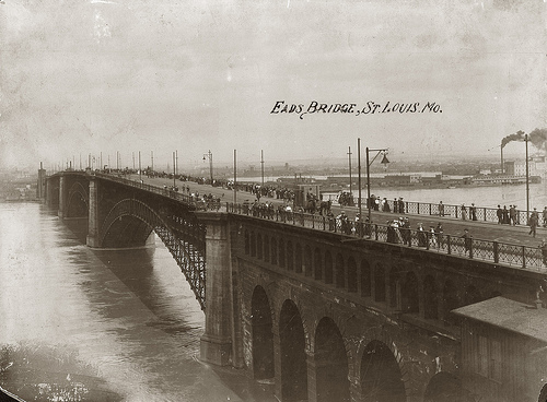 Eads Bridge, 1903 Flood