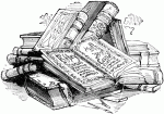 book pile
