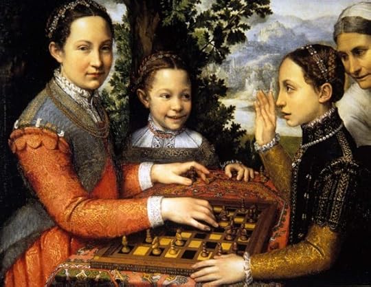 Lucia, Minerva and Europa Anguissola Playing Chess, 1555