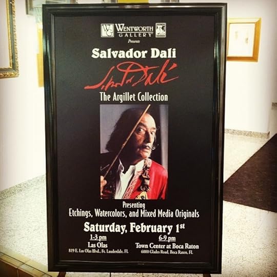I'm grateful for visionaries like Salvador Dalí and the hybrid monsters of his dreams on paper. I'm also grateful to my friend Melo for telling us about this special one-day exhibit. #365grateful
