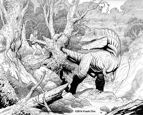Frank Cho, Jungle Queen art