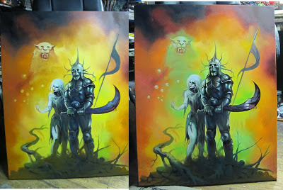 Ken Kelly - Painting Spawn of Dyscrasia 