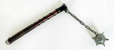A flail of the mace and chain/ball and chain variety. 