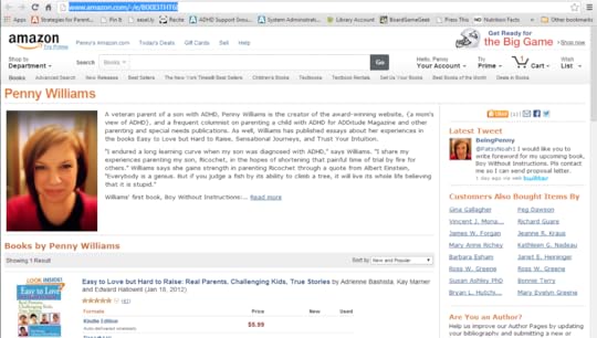 Penny Williams, Author on ADHD, on Goodreads.com, #ADHD, #Parenting, #Books