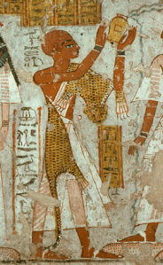 Priest making offering
