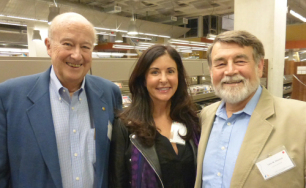 L-R: Milt Burgess, Barbara McNally, Larry Edwards