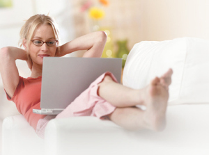 Woman relaxing