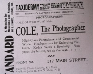 Cole advert