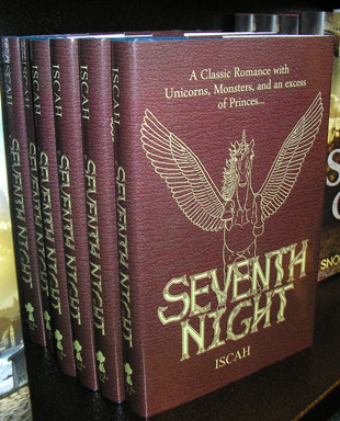 Seventh Night Book stack