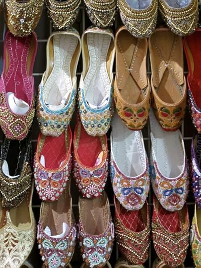 Shoes in the gold souq