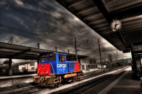 SwitzerlandTrainHDR