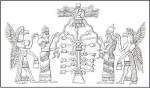Ancient Akkadians honouring their Tree of Life