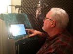 Daniel working in his studio