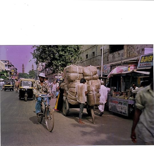working on the streets of Ahmedabad
