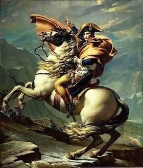 Napoleon crossing the alps