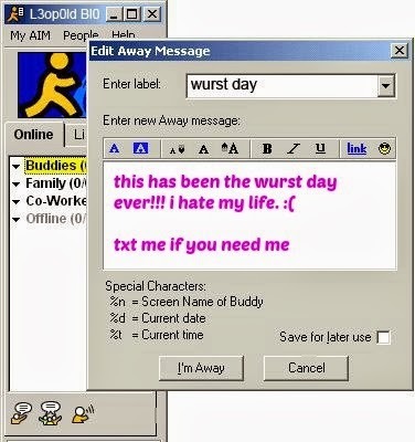 Away message