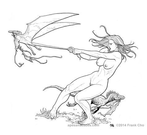 Frank Cho, Jungle Queen art
