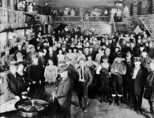 Many Anchorage residents enjoyed a bit of celebrity as they portrayed dancehall enthusiasts in Austin E. “Cap” Lathrop’s production of “The Cheechacos” in 1923.