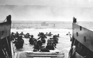 Landing at Normandy