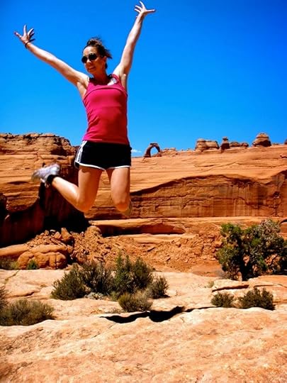Kelly Pozzoli on First Descents Moab, Utah rock-climbing trip, May 2012