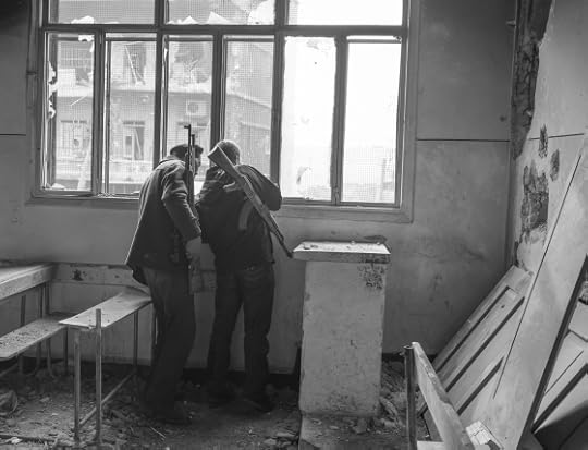 Close to a regime position. They are checking, if it is all clear! Photograph by Russell Chapman © Copyright 2013