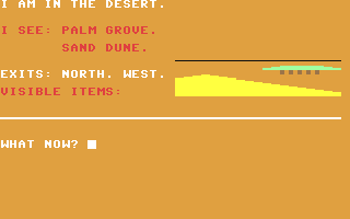 Oasis of Shalimar – a basic adventure game