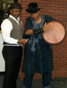 Balogun Ojetade and Milton Davis