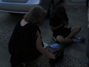 Kitten in the wheelwell