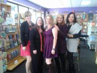 From left to right: Fran Fowlkes, Christy English, Elizabeth Michels, Victoria Vane and Heather McGovern