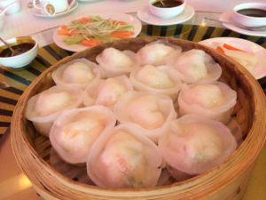 Scallop dumplings