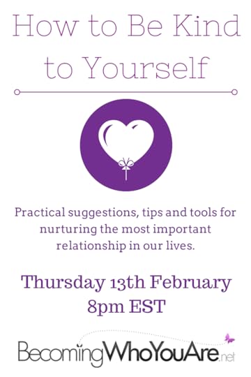 How to Be Kind to Yourself Webinar Header