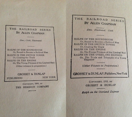 Ralph of the Railroad, by Allen Chapman