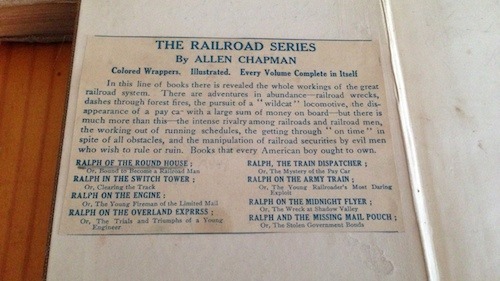 Ralph of the Railroad, by Allen Chapman