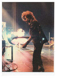 John McCurry onstage with Cyndi Lauper