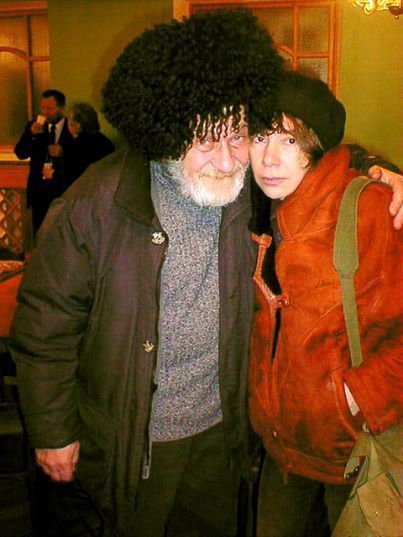 Фотография: Poet Arcady Shtypel and the poetess, prose writer, critic Maria Galina.*Le poète Arcady Chtypel et la poétesse, prosatrice, critiquesse Maria Galina.*Поэт Аркадий Штыпель и поэт, прозаик, критик Мария Галина.Photo: Igor Sid.