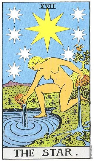 Aquarius is associated with the tarot card The Star, often interpreted in terms of generosity, hope, inspiration, and serenity.