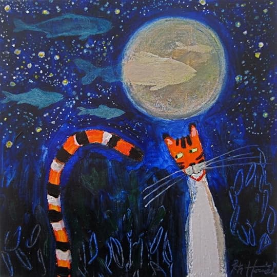 Dream - willow stars on canvas