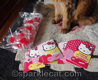 My human wanted to hand them out to HER friends, but I said no