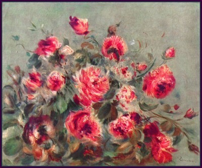 Roses by Renoir, jazzed up a bit by me.
