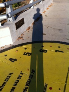 Me and My Shadow, at the Urban Ecology Center Sundial