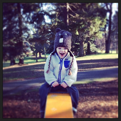 While snuggling after a nap….. True: What do I smell? Me: Hmmm, might be the sugar cookie I just ate. True: Did you eat allllllllllll of the sugar cookies? Me: No, but what if I HAD eaten them all. Would that have been ok? True: Yeah! Me: Really? True: B