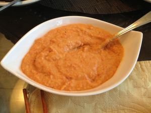 Homemade hummus