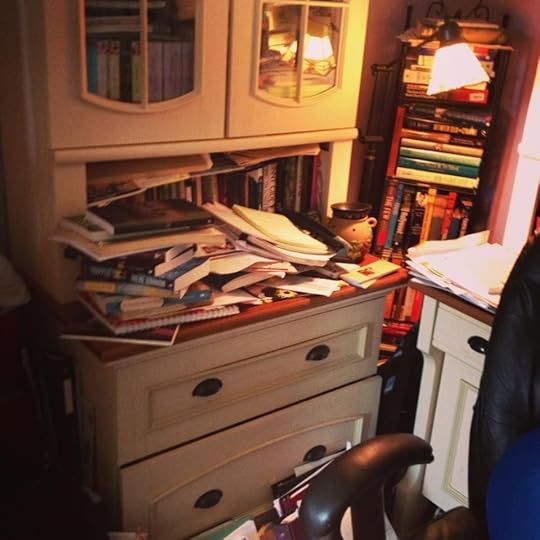 what my desk usually looks like