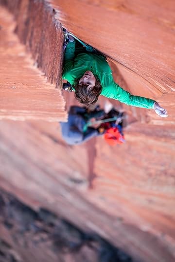 Katie on Moonlight Buttress