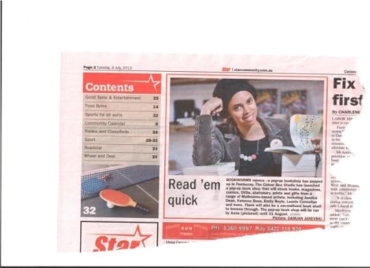 A bookshop? In Footscray? Must've escaped from a zoo...