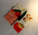 Sewing strips to batting