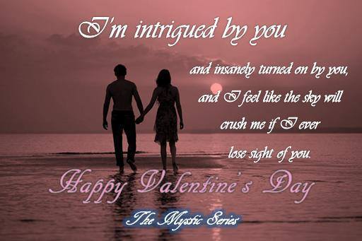 intrigued by you v-day ecard