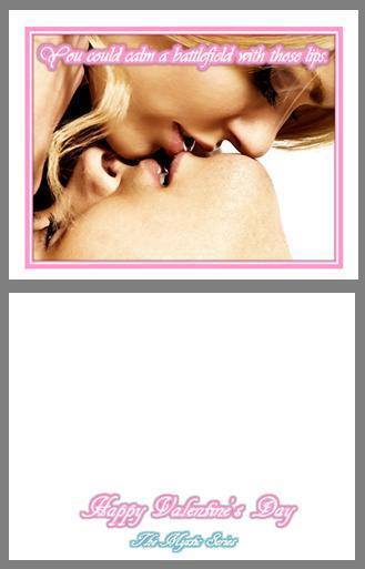 lips could calm a battlefield v-day card example