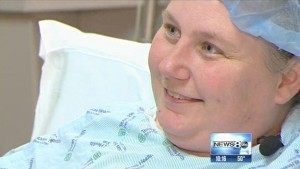 Sherry at hospital wfaa